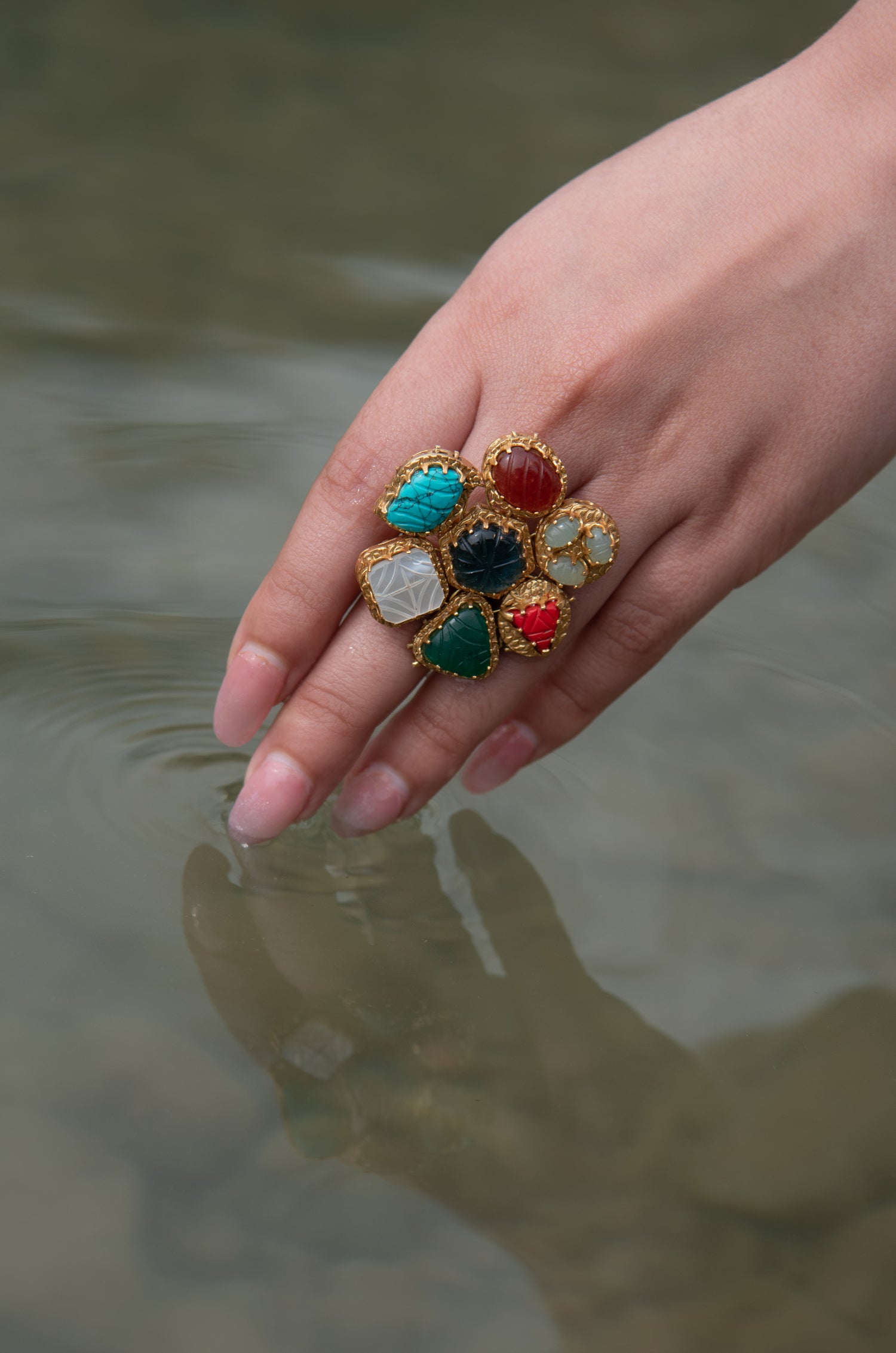 Elianna Multicolored Ring - Do Taara